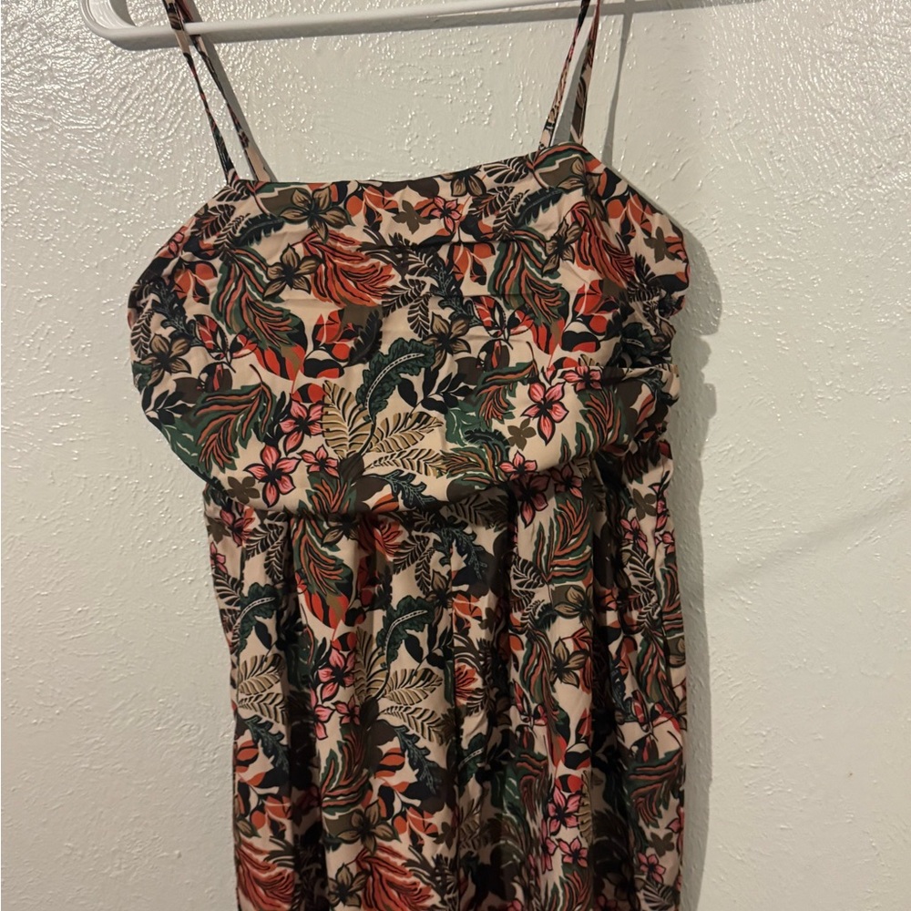 Floral Strapless Jumpsuit - Picture 2 of 4